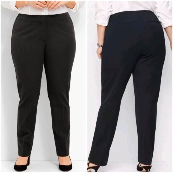 Talbots Heritage High Waist Plus Size Trousers 14WP - Picture 1 of 16